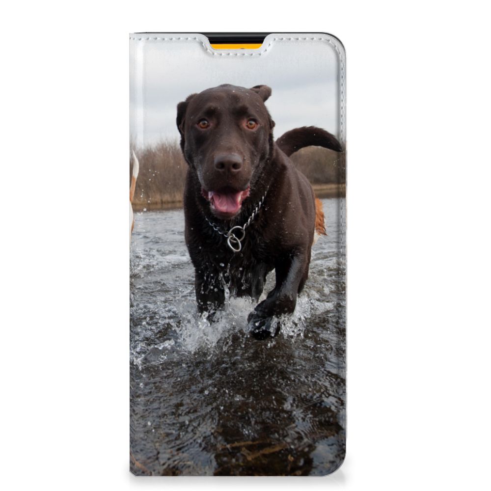 Samsung Galaxy M52 Hoesje maken Honden Labrador