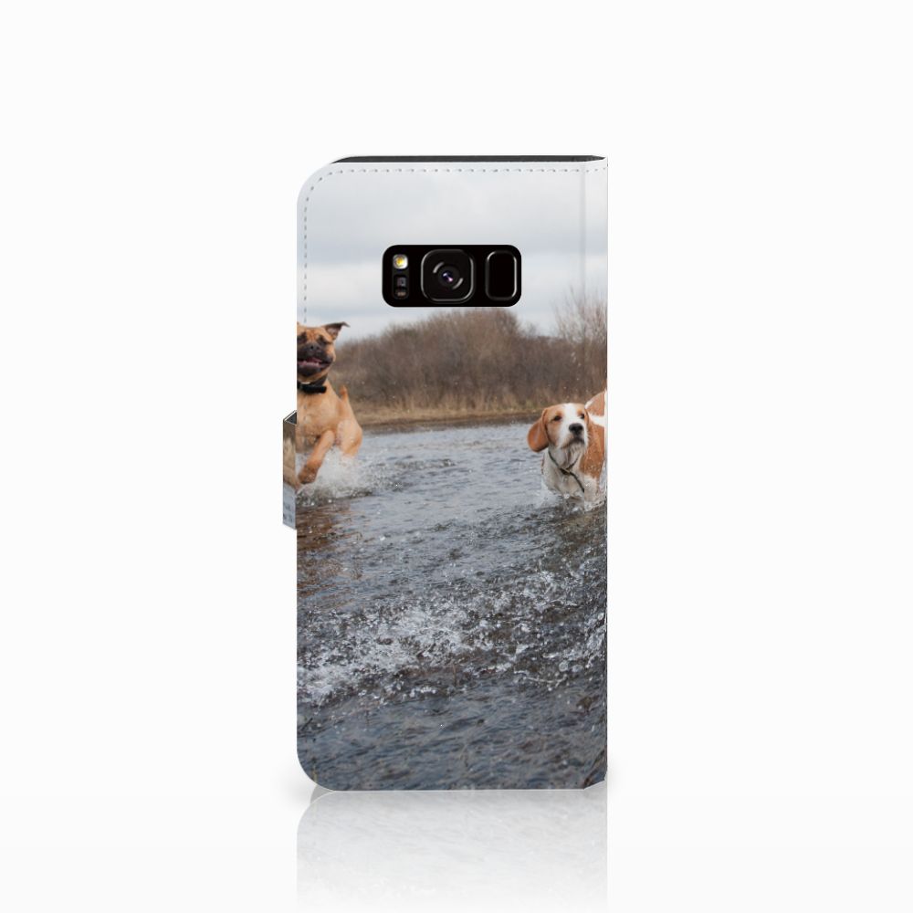 Samsung Galaxy S8 Telefoonhoesje met Pasjes Honden Labrador