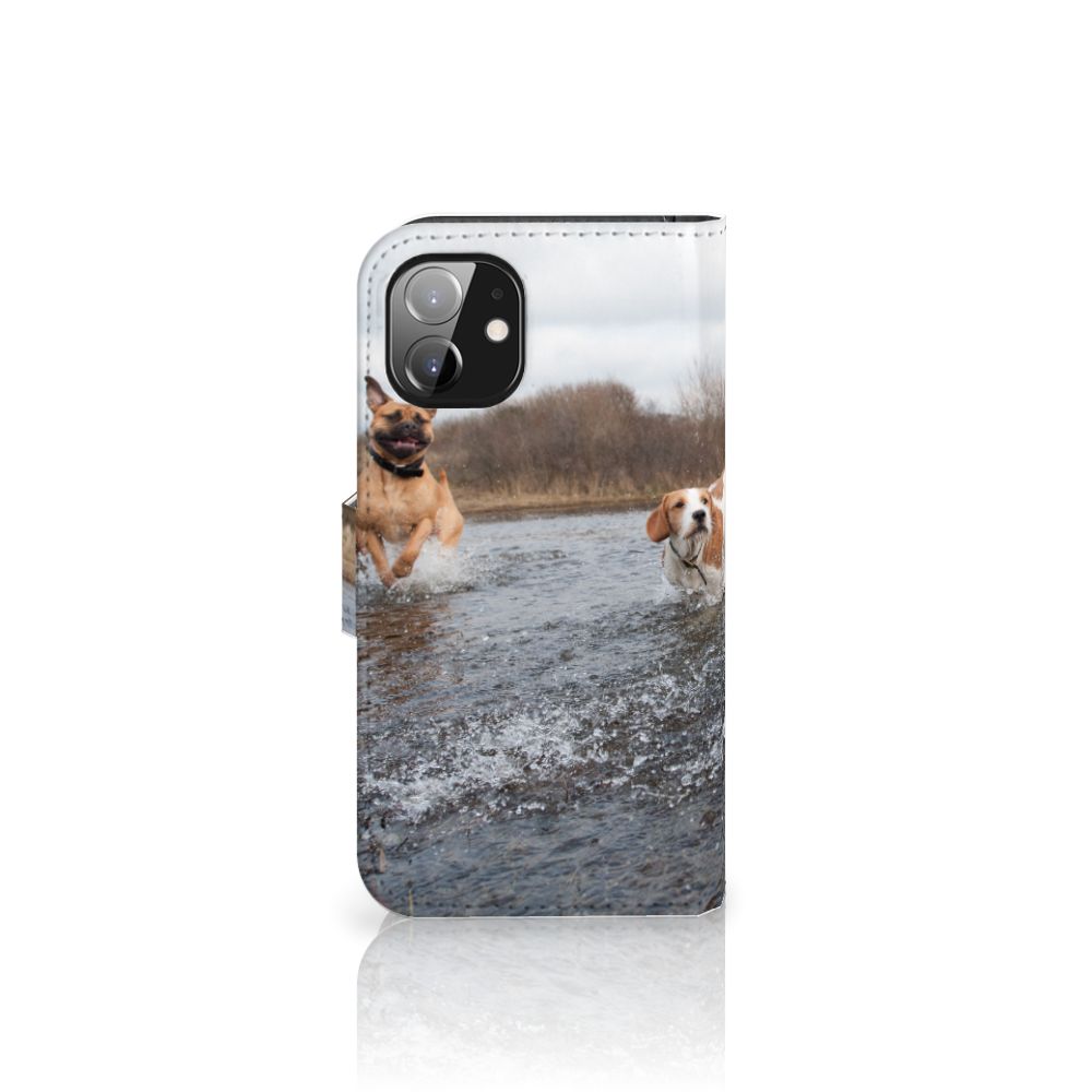 Apple iPhone 12 Mini Telefoonhoesje met Pasjes Honden Labrador