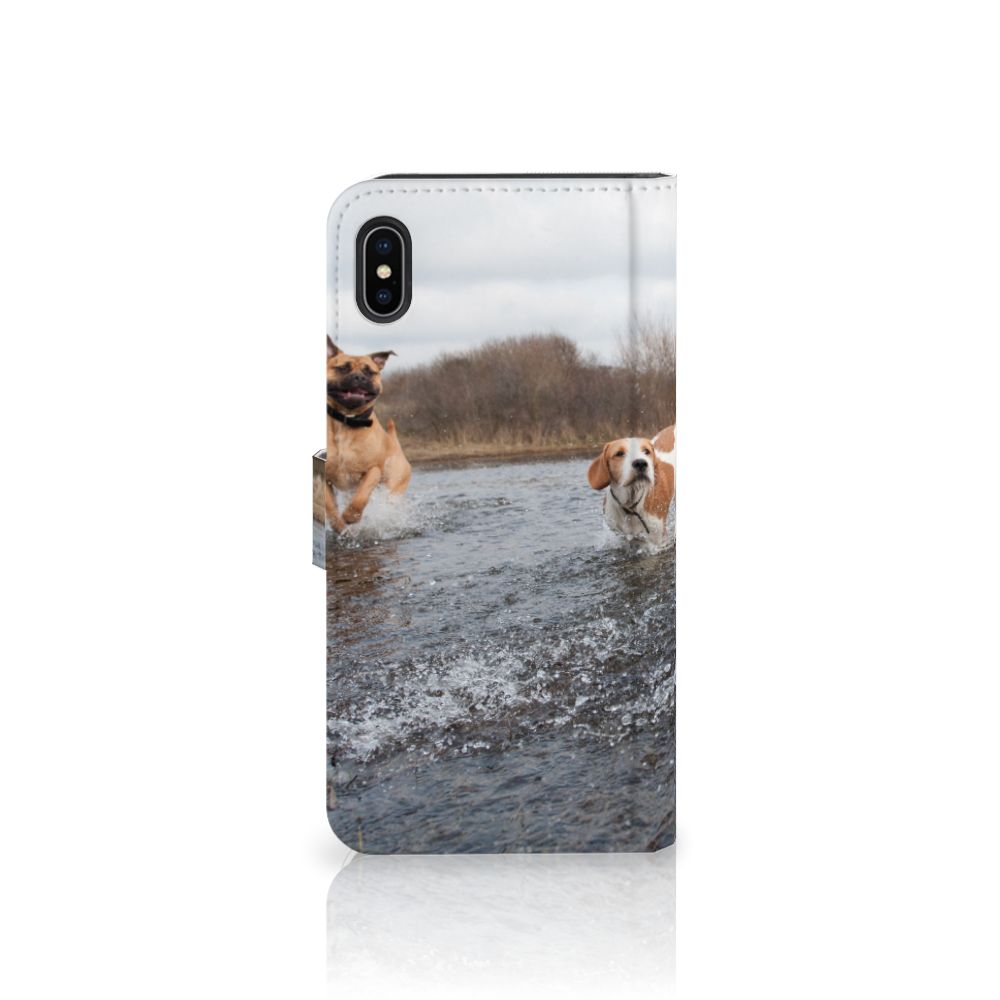 Apple iPhone Xs Max Telefoonhoesje met Pasjes Honden Labrador