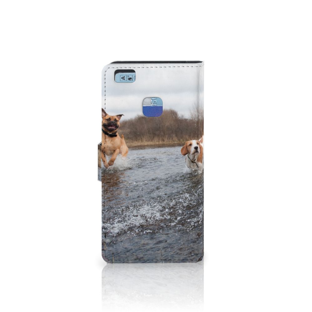 Huawei P9 Lite Telefoonhoesje met Pasjes Honden Labrador