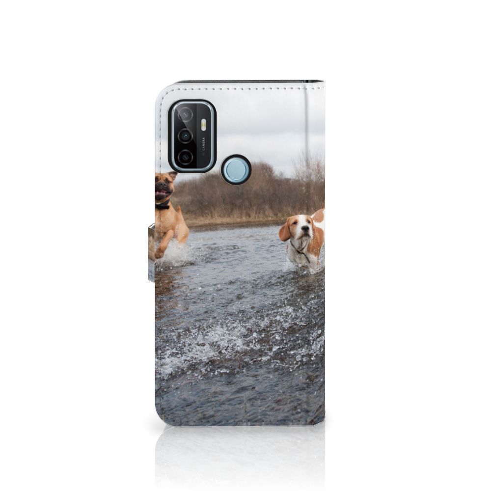 OPPO A53 | OPPO A53s Telefoonhoesje met Pasjes Honden Labrador