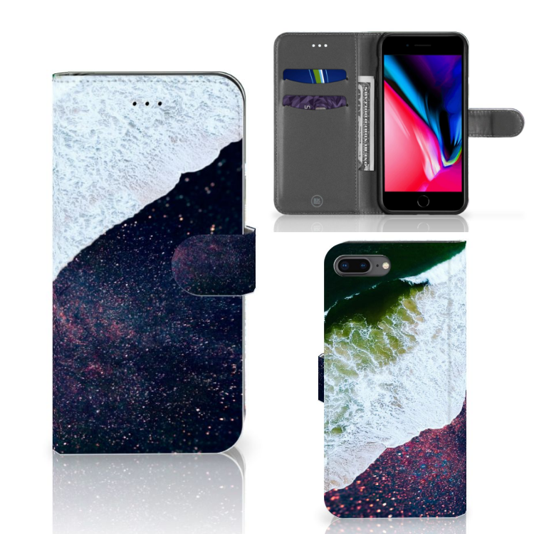 Apple iPhone 7 Plus | 8 Plus Boekhoesje Design Sea in Space