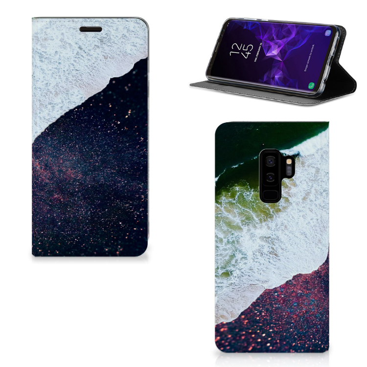 Samsung Galaxy S9 Plus Stand Case Sea in Space