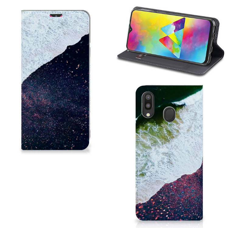 Samsung Galaxy M20 Stand Case Sea in Space