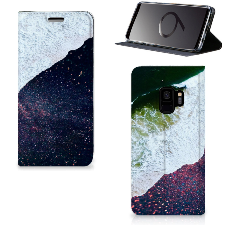 Samsung Galaxy S9 Stand Case Sea in Space