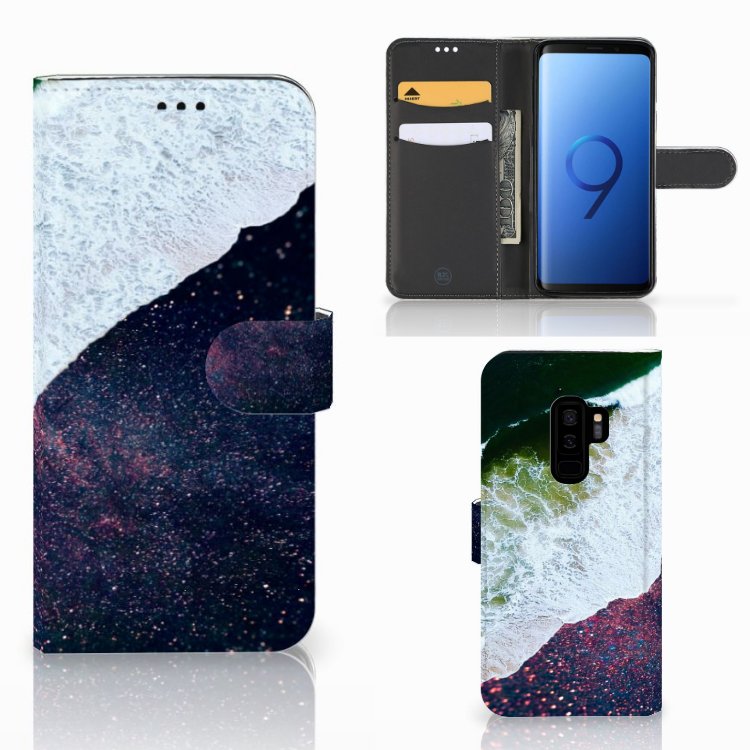 Samsung Galaxy S9 Plus Book Case Sea in Space
