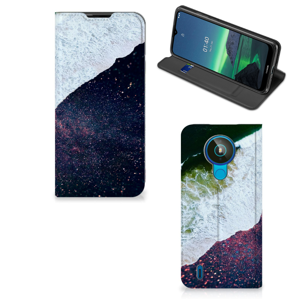 Nokia 1.4 Stand Case Sea in Space