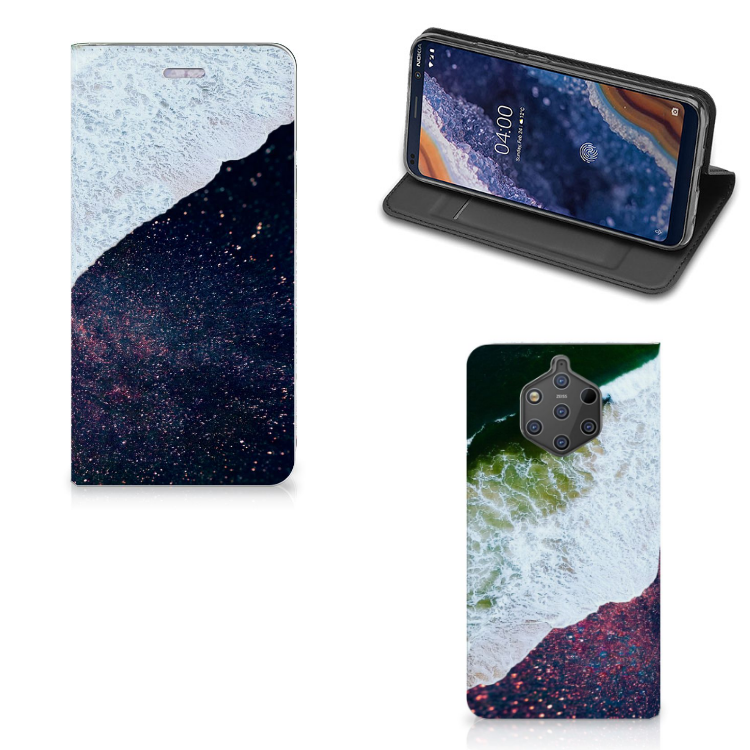 Nokia 9 PureView Stand Case Sea in Space