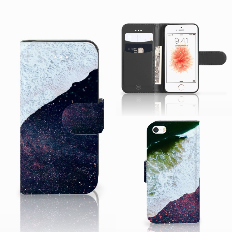 Apple iPhone 5 | 5s | SE Book Case Sea in Space