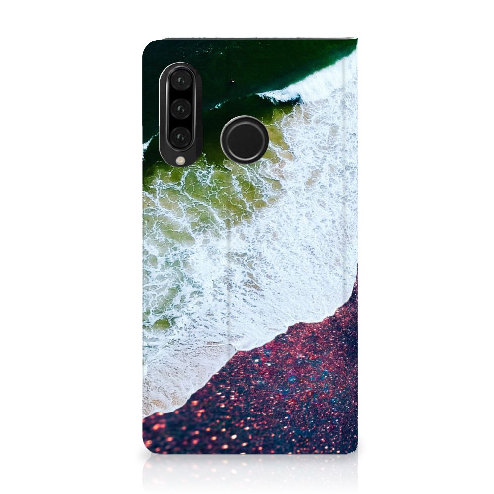 Huawei P30 Lite New Edition Stand Case Sea in Space