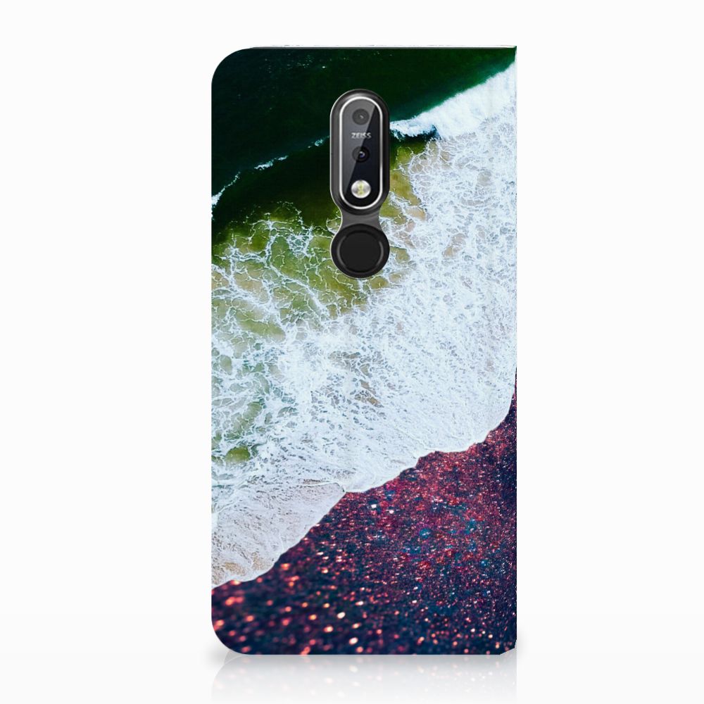 Nokia 7.1 (2018) Stand Case Sea in Space