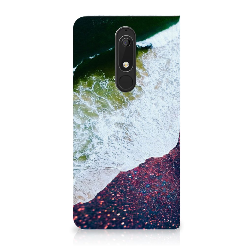 Nokia 5.1 (2018) Stand Case Sea in Space
