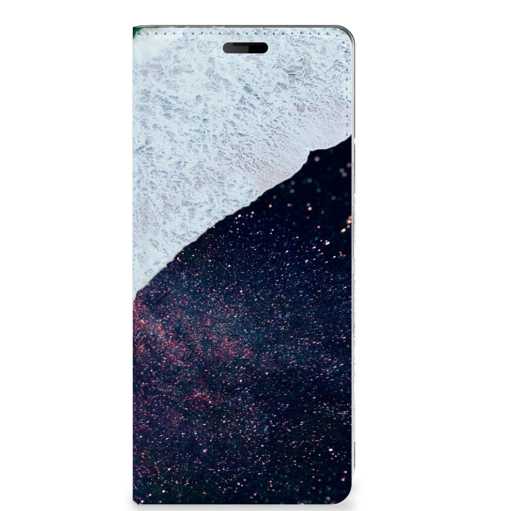 Sony Xperia 10 Stand Case Sea in Space