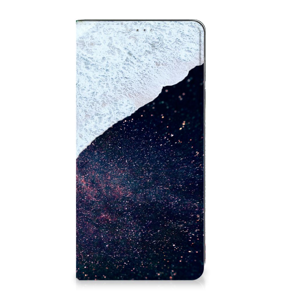 OPPO A17 Stand Case Sea in Space