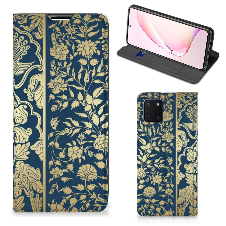 Samsung Galaxy Note 10 Lite Smart Cover Golden Flowers