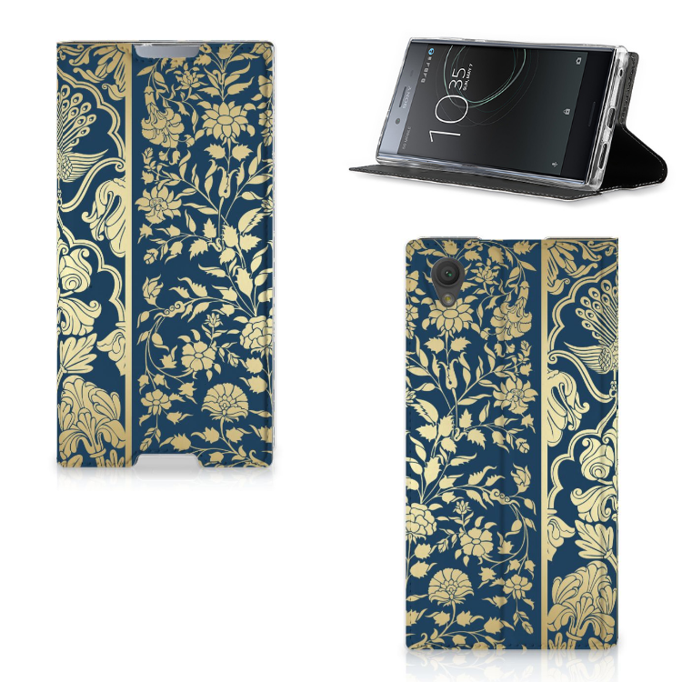 Sony Xperia L1 Smart Cover Beige Flowers