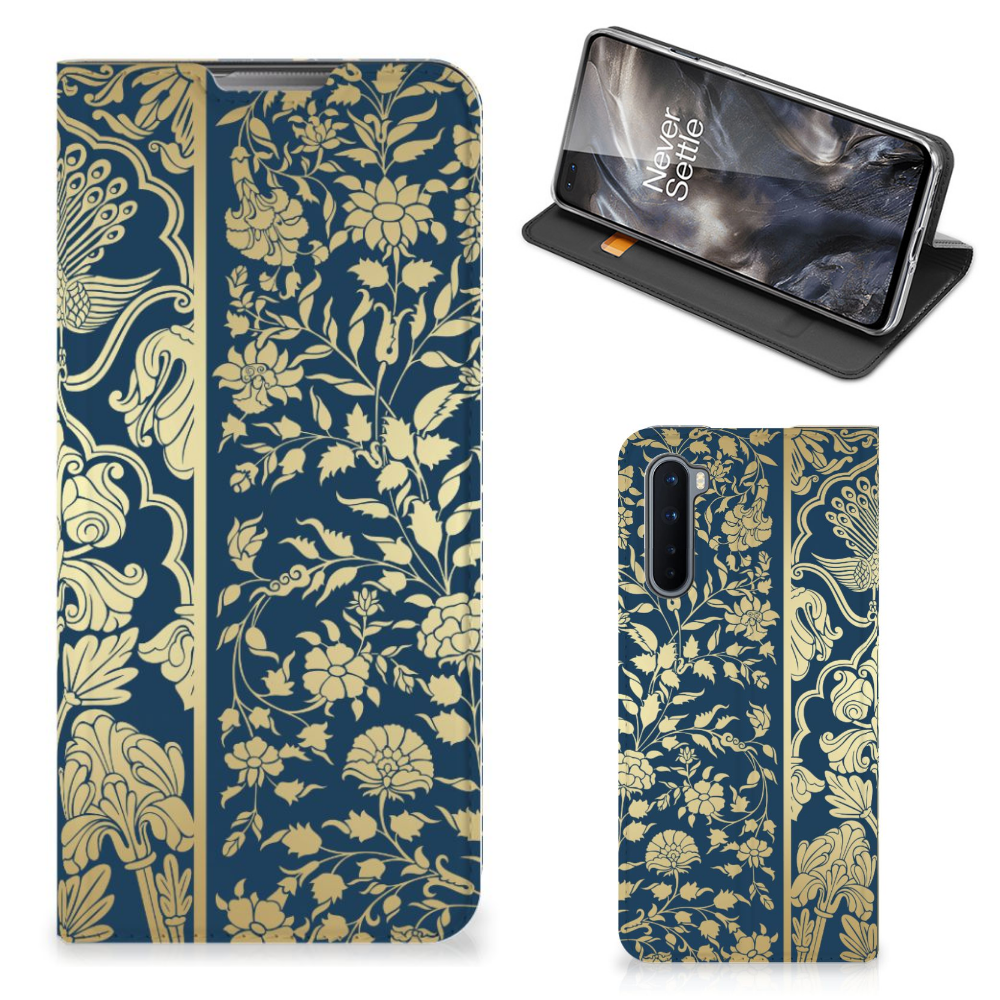 OnePlus Nord Smart Cover Beige Flowers