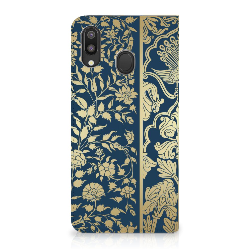 Samsung Galaxy M20 Smart Cover Beige Flowers
