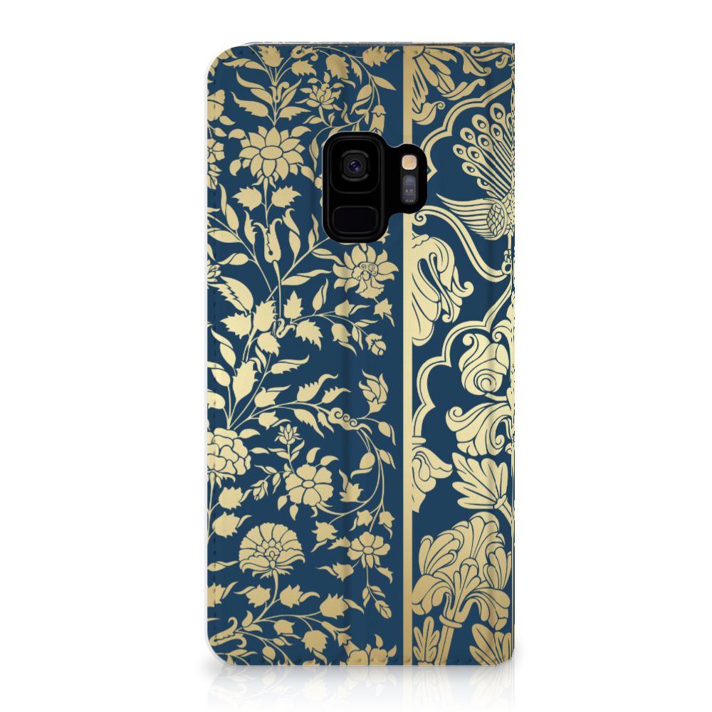 Samsung Galaxy S9 Smart Cover Beige Flowers
