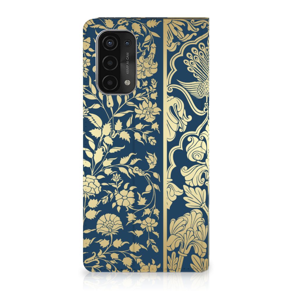 OPPO A54 5G | A74 5G | A93 5G Smart Cover Beige Flowers