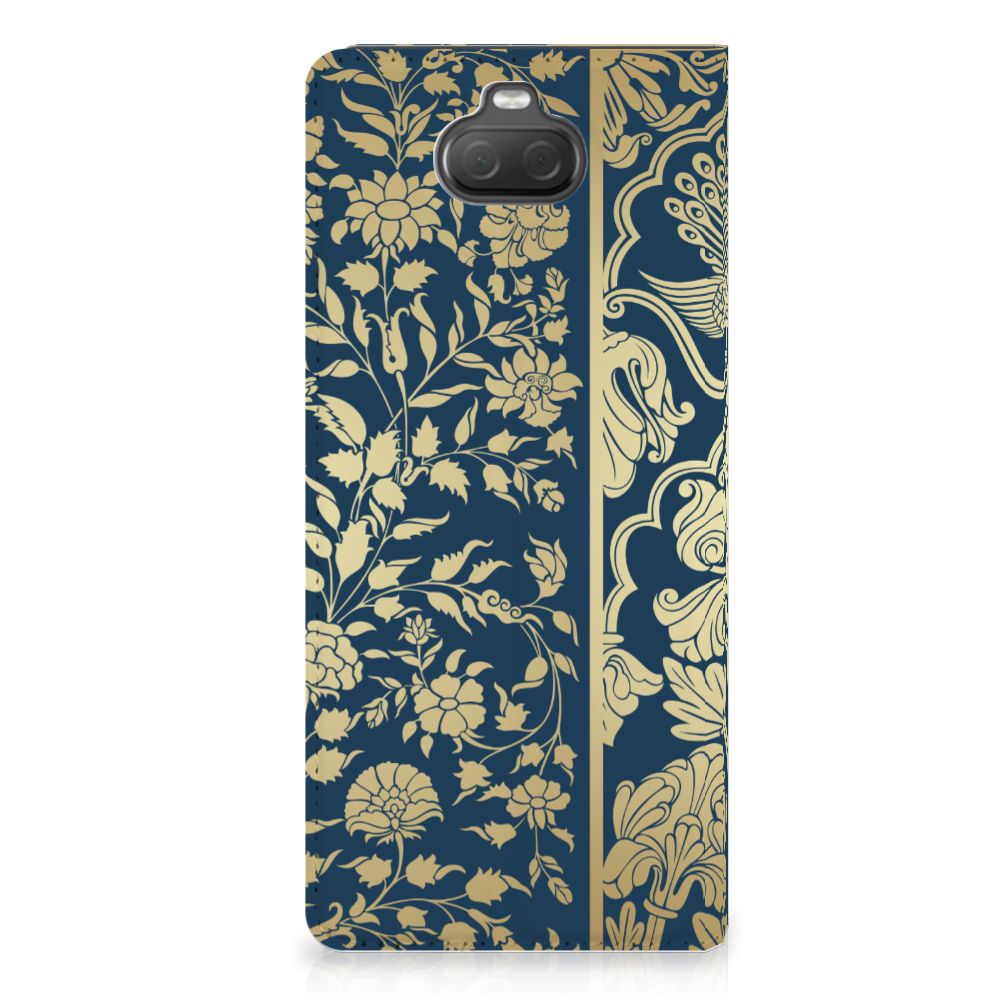 Sony Xperia 10 Smart Cover Beige Flowers