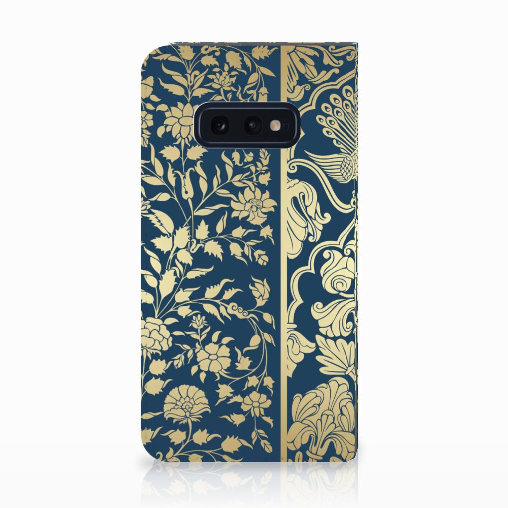 Samsung Galaxy S10e Smart Cover Beige Flowers