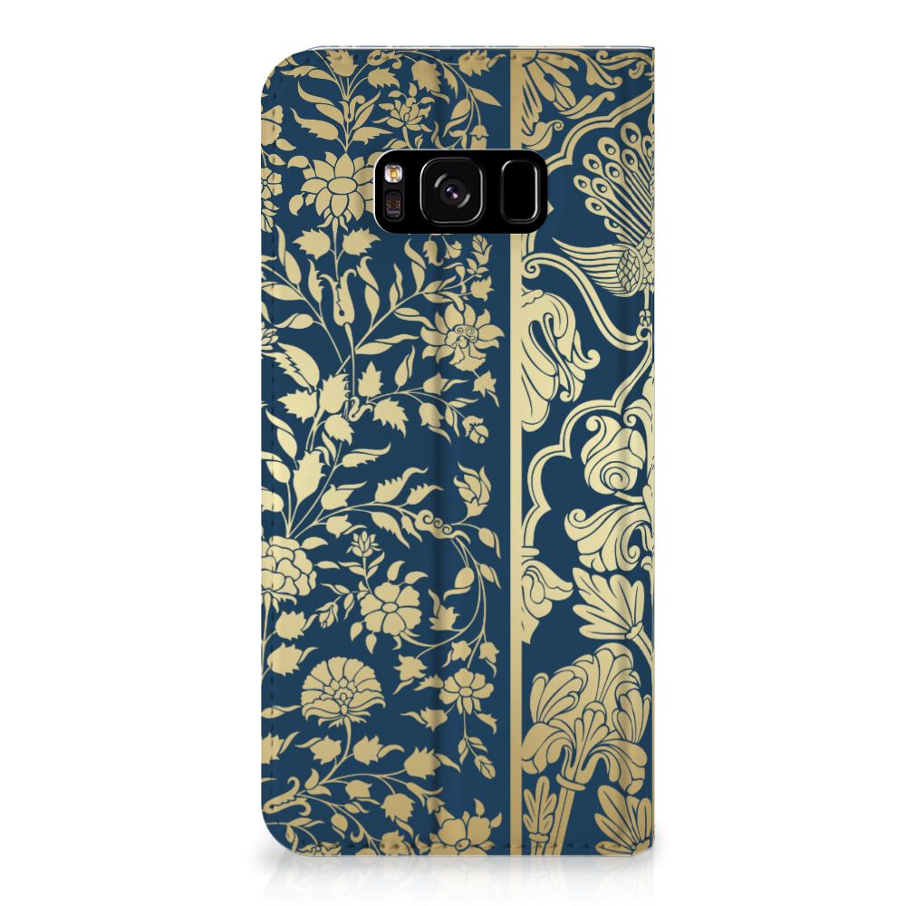 Samsung Galaxy S8 Smart Cover Beige Flowers