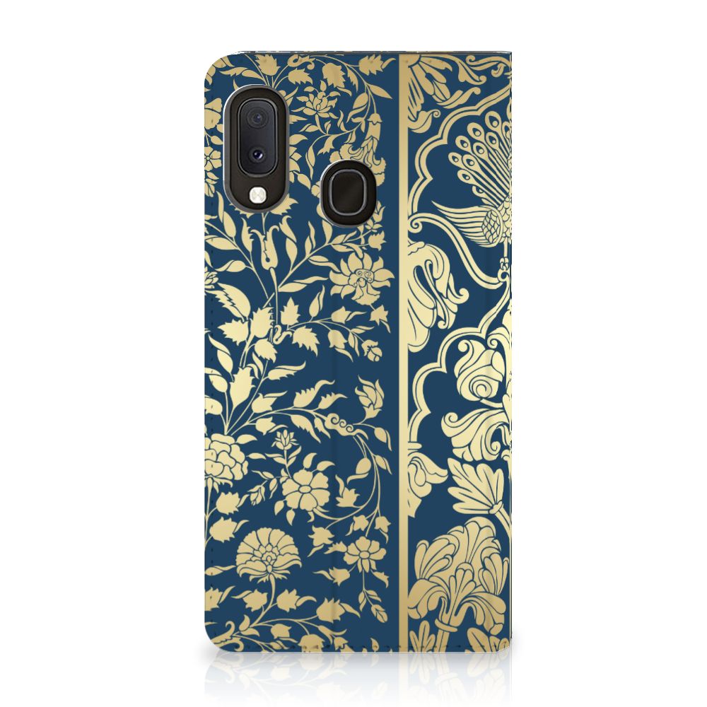 Samsung Galaxy A20e Smart Cover Beige Flowers