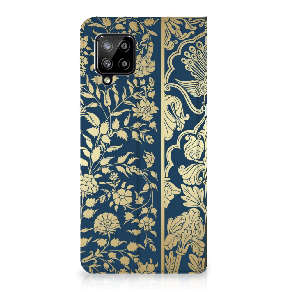 Samsung Galaxy A42 Smart Cover Beige Flowers