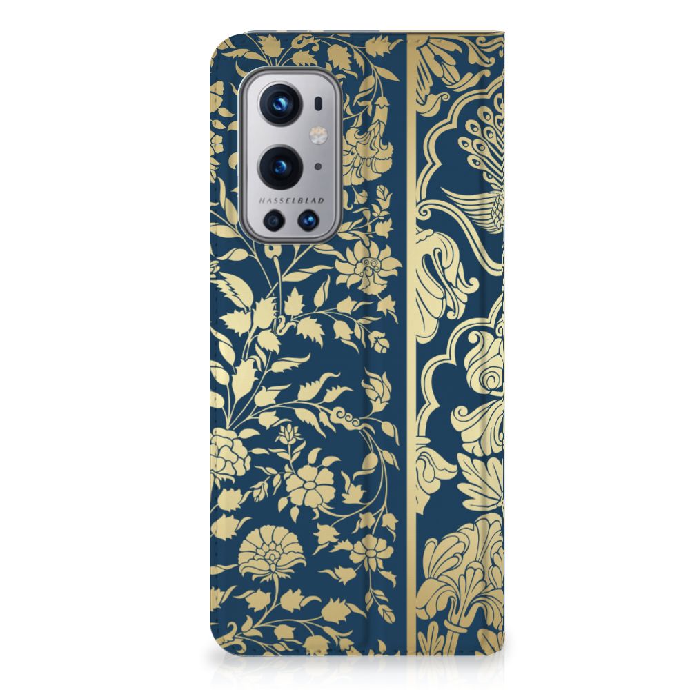 OnePlus 9 Pro Smart Cover Beige Flowers