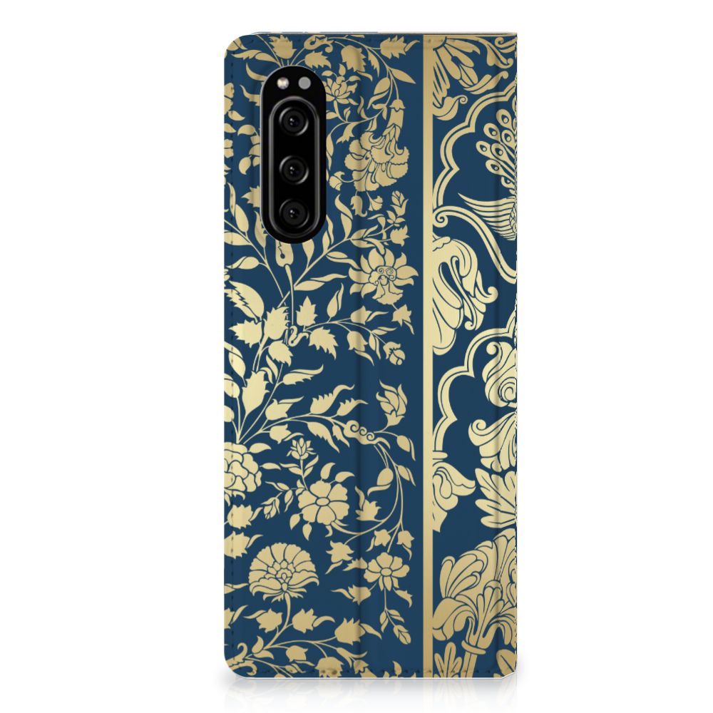 Sony Xperia 5 Smart Cover Beige Flowers