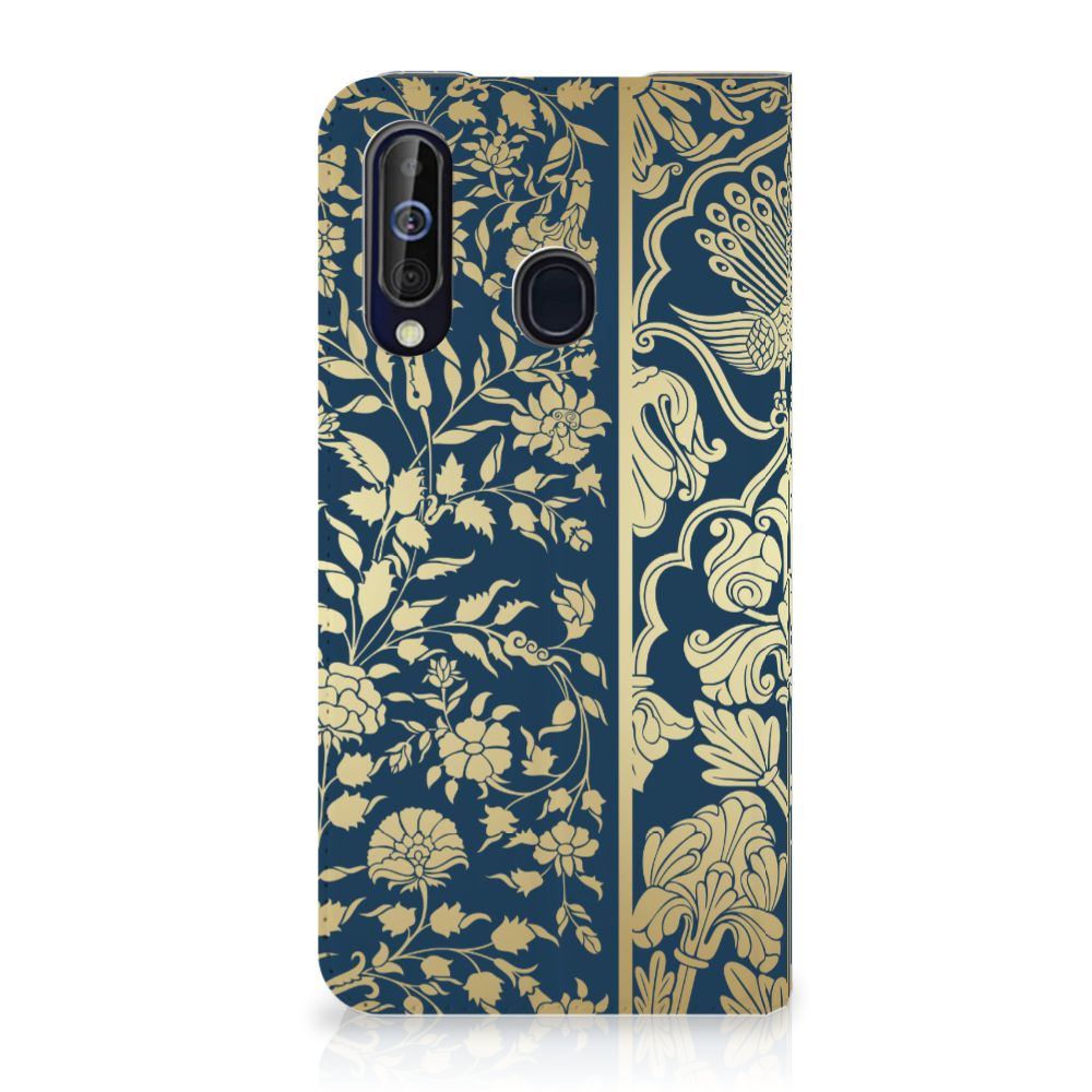 Samsung Galaxy A60 Smart Cover Beige Flowers