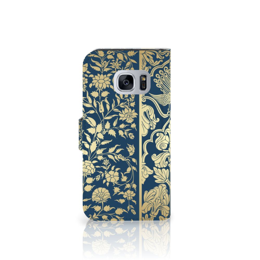 Samsung Galaxy S7 Hoesje Beige Flowers