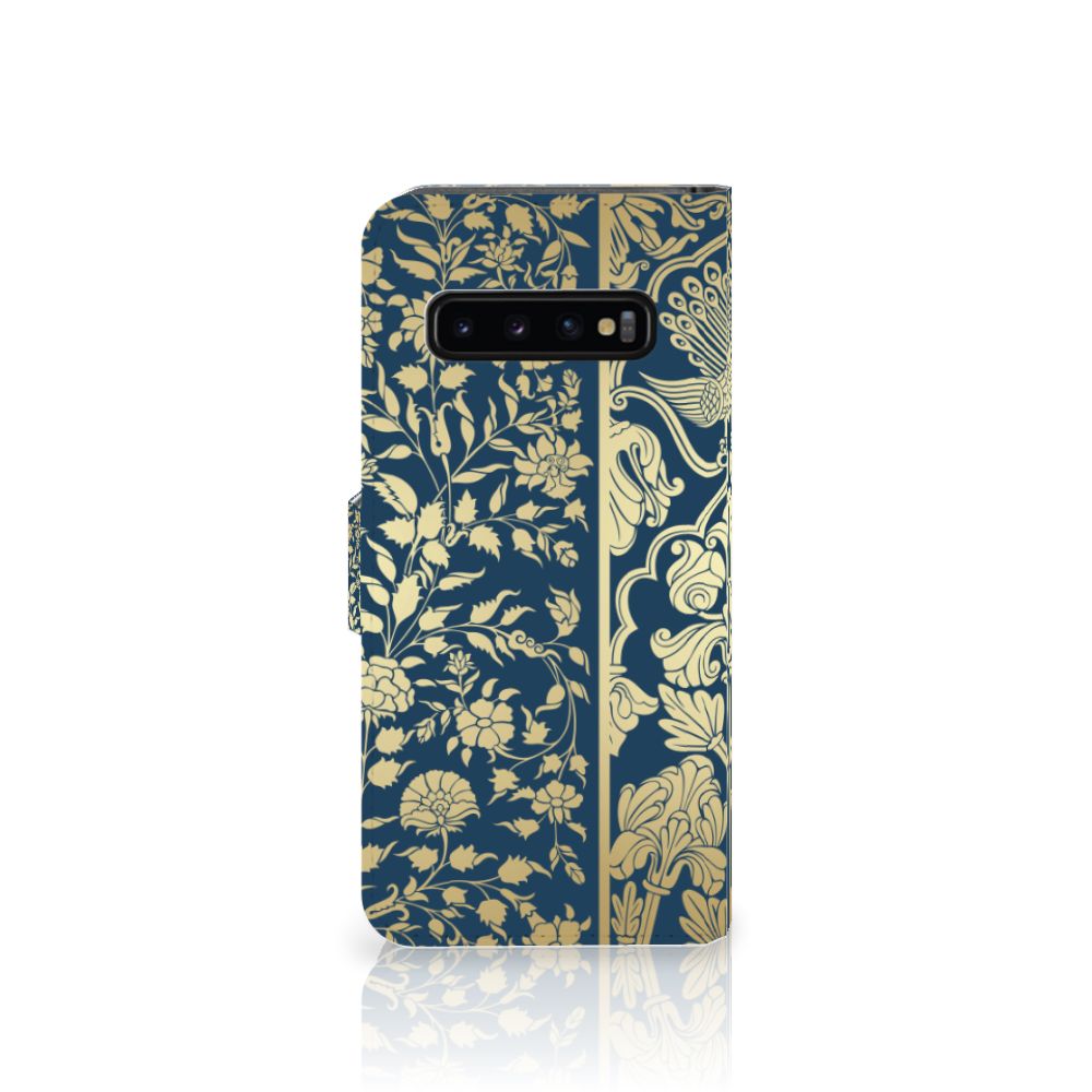 Samsung Galaxy S10 Hoesje Beige Flowers