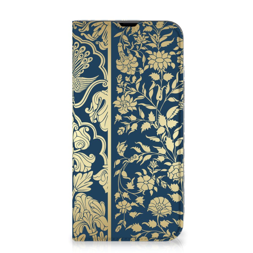 iPhone 13 Pro Max Smart Cover Beige Flowers