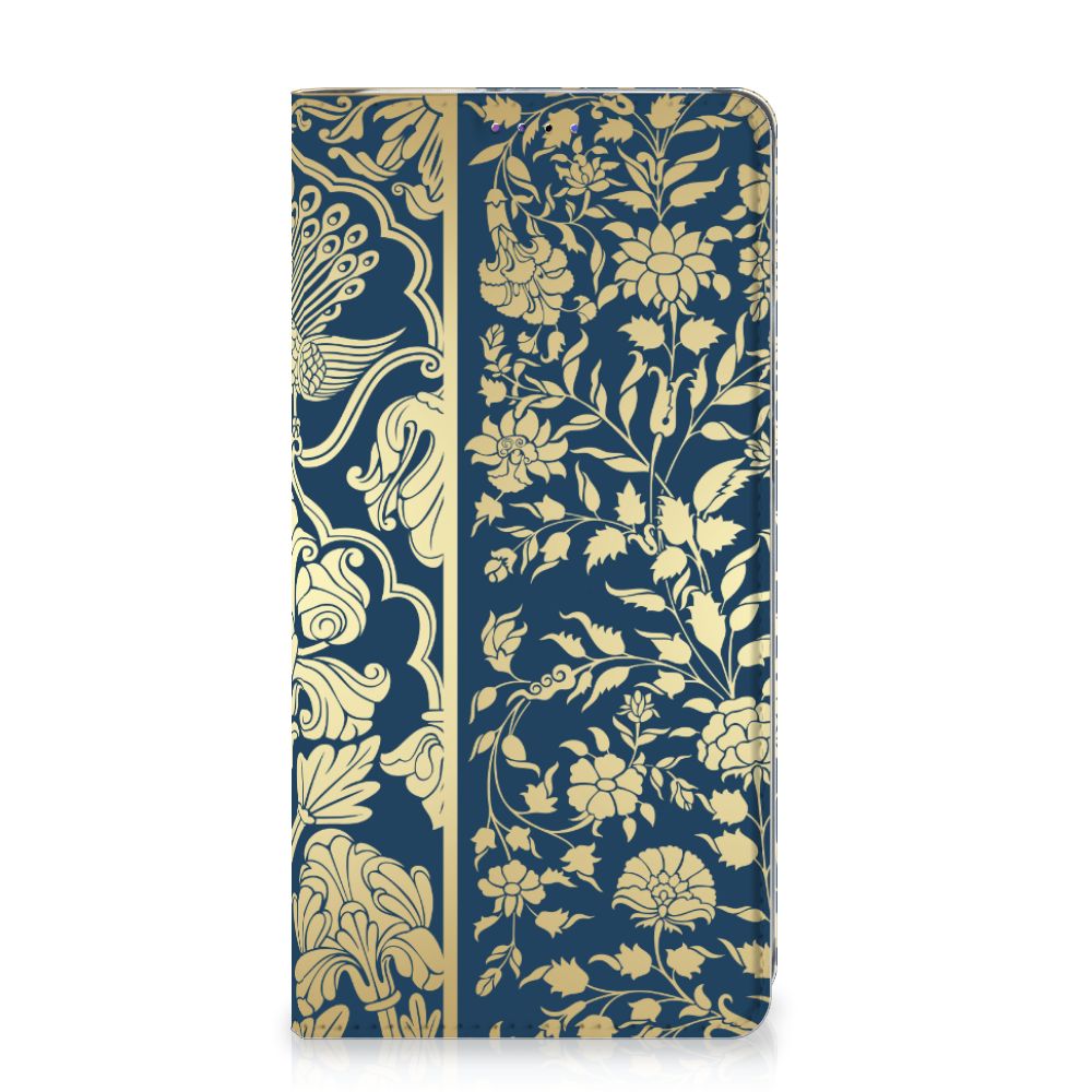 Huawei P30 Lite New Edition Smart Cover Beige Flowers