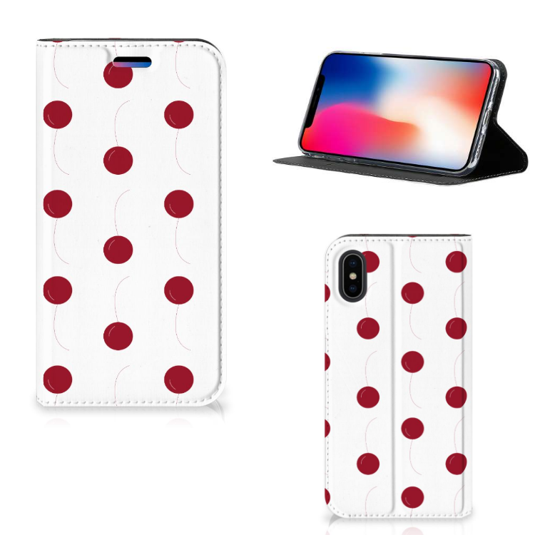 Apple iPhone X | Xs Flip Style Cover Cherries