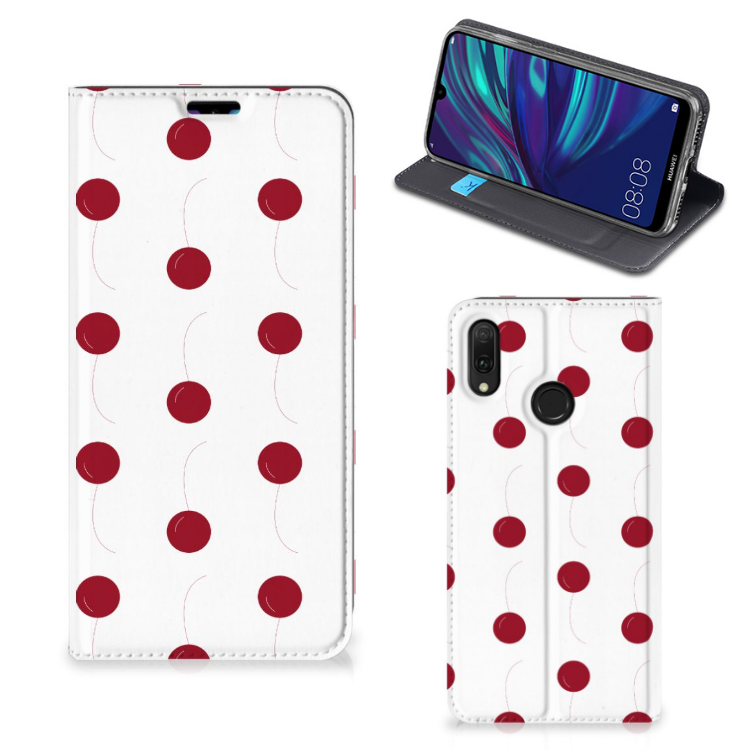Huawei Y7 hoesje Y7 Pro (2019) Flip Style Cover Cherries