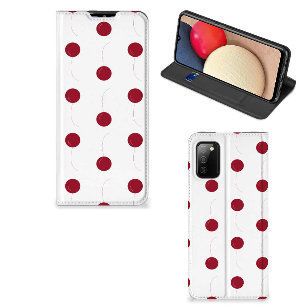 Samsung Galaxy M02s | A02s Flip Style Cover Cherries