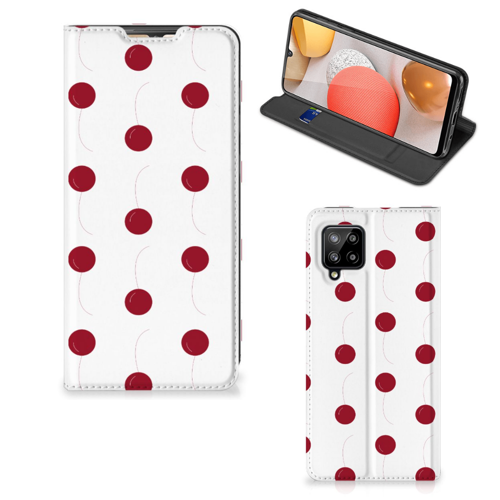 Samsung Galaxy A42 Flip Style Cover Cherries