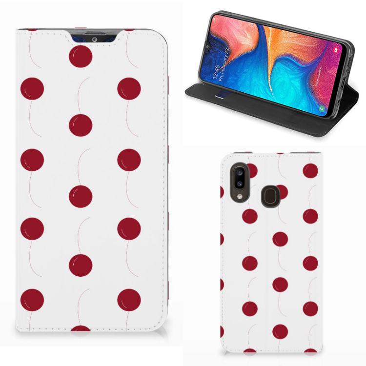 Samsung Galaxy A30 Flip Style Cover Cherries