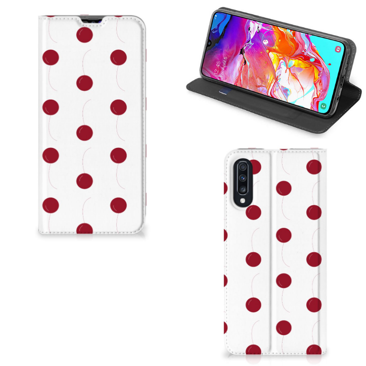 Samsung Galaxy A70 Flip Style Cover Cherries