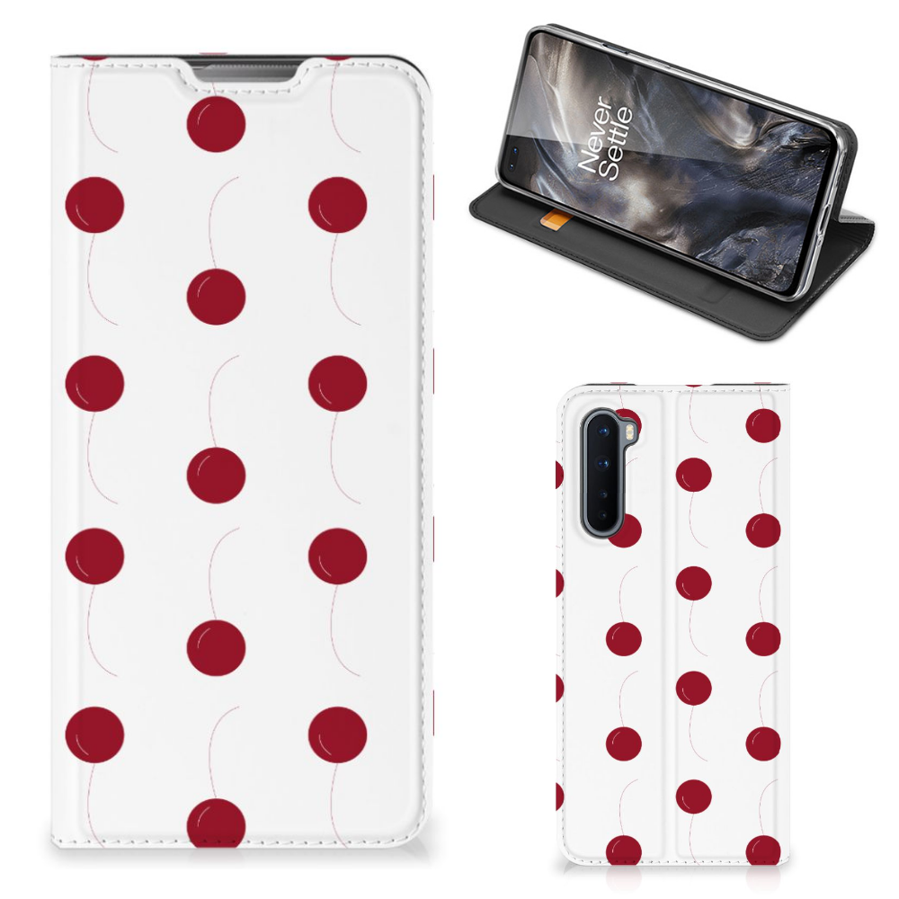 OnePlus Nord Flip Style Cover Cherries