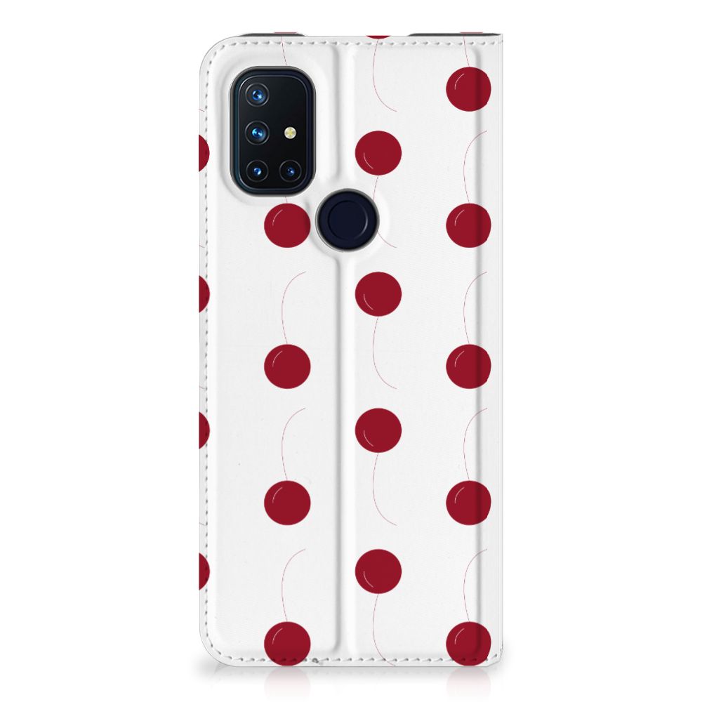 OnePlus Nord N10 5G Flip Style Cover Cherries