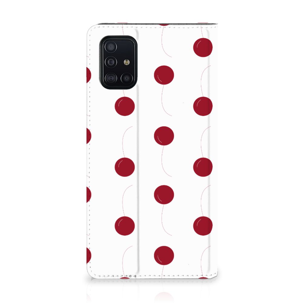 Samsung Galaxy A51 Flip Style Cover Cherries