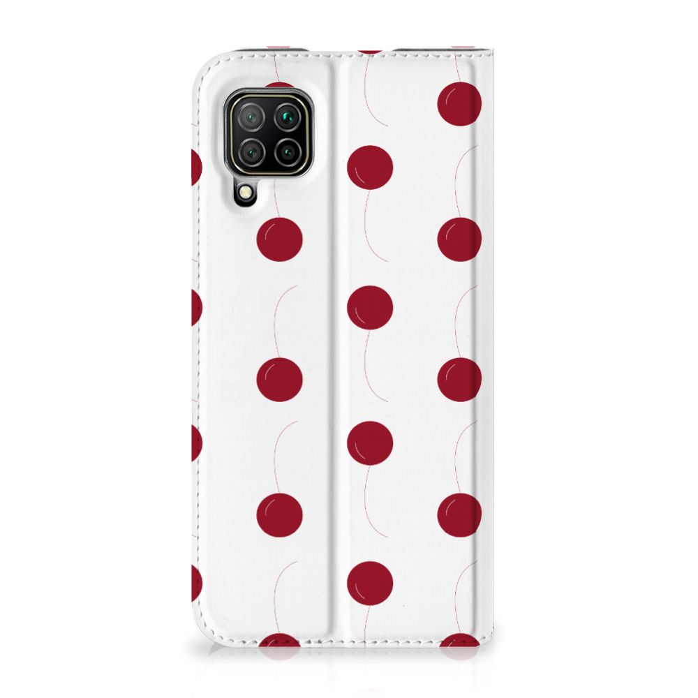 Huawei P40 Lite Flip Style Cover Cherries