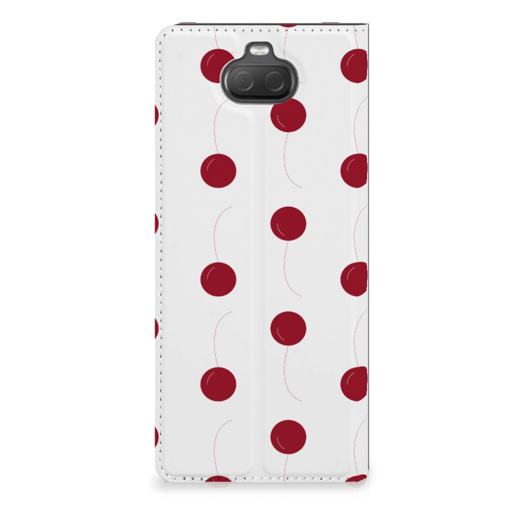 Sony Xperia 10 Flip Style Cover Cherries
