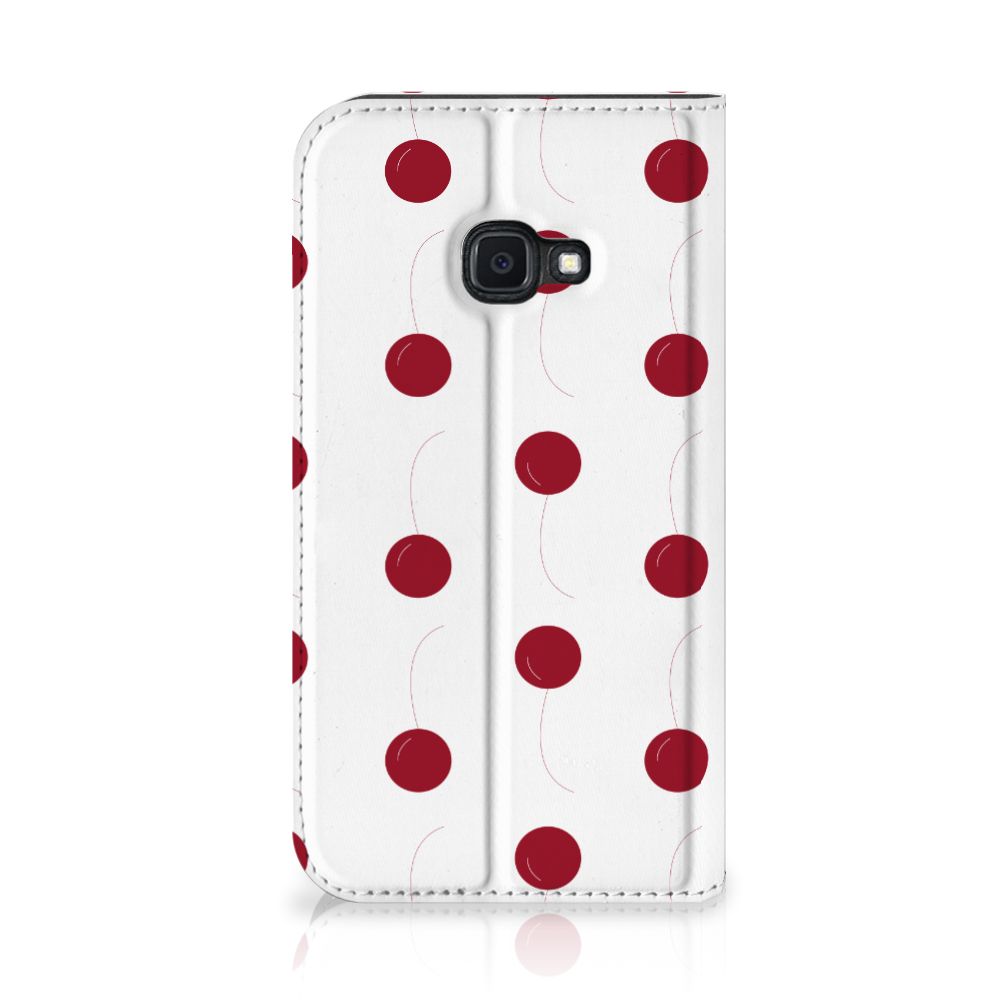 Samsung Galaxy Xcover 4s Flip Style Cover Cherries