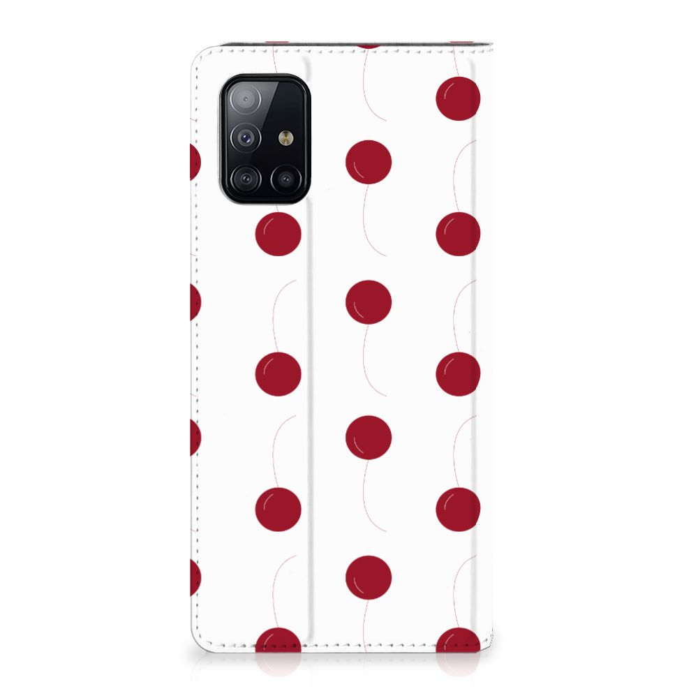 Samsung Galaxy A71 Flip Style Cover Cherries
